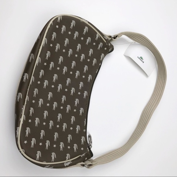 NWT Lacoste Classic Croco Midnight Bag - Picture 8 of 8